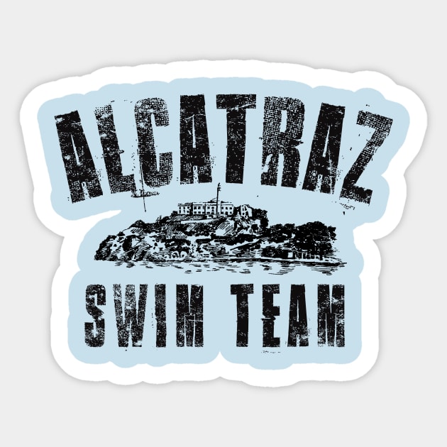 Alcatraz Swim Team Sticker by MindsparkCreative